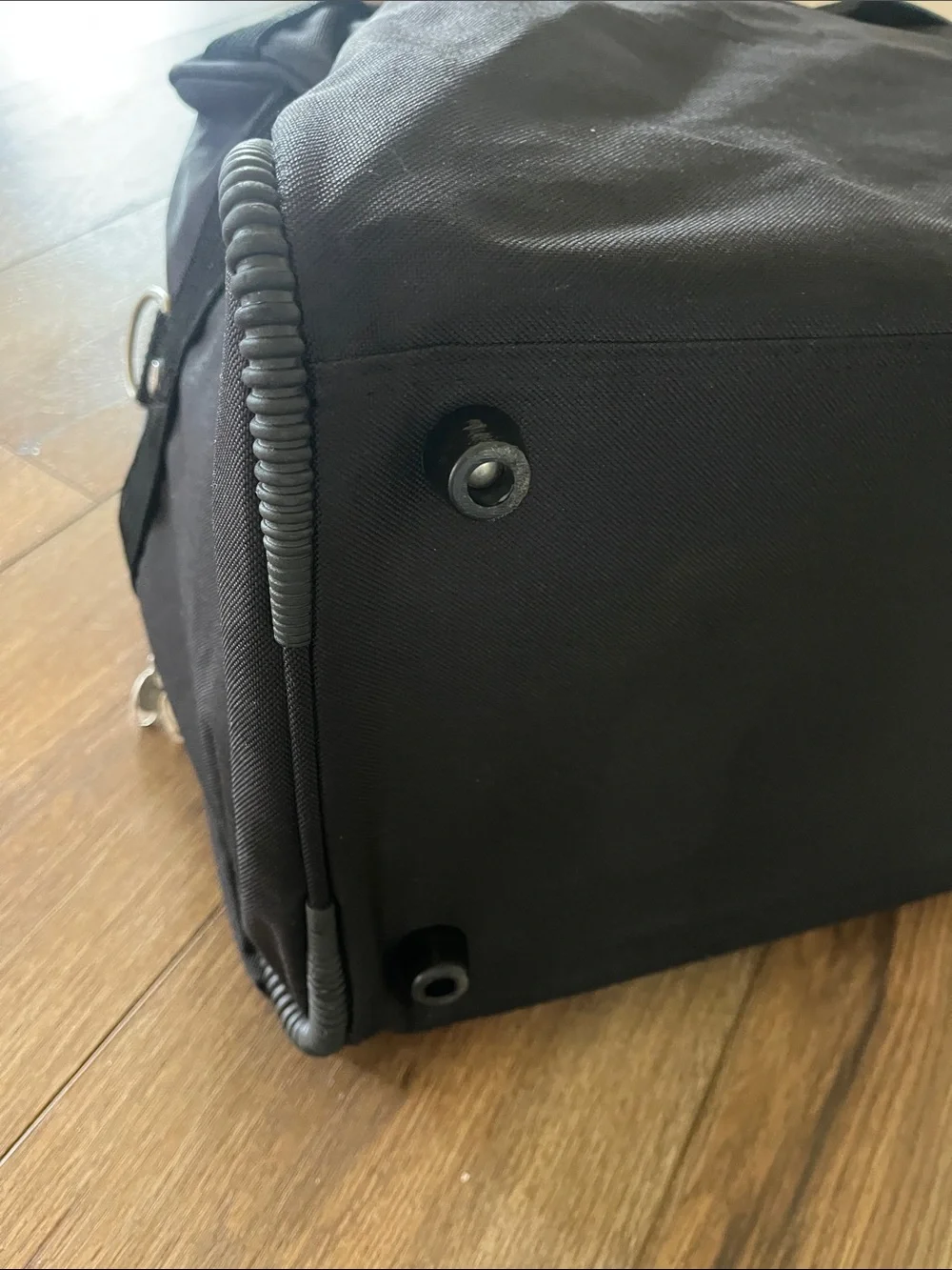 Ricardo Beverly Hills Men's Black Travel Duffel with Double Front Pockets